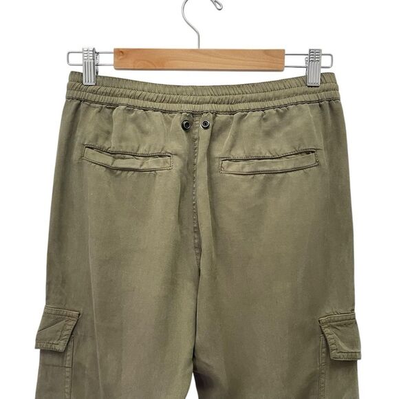 Pam & Gela x Revolve Snap Leg Cargo Crop Jogger Pants in Army Green Size P |  XS - Picture 6 of 13